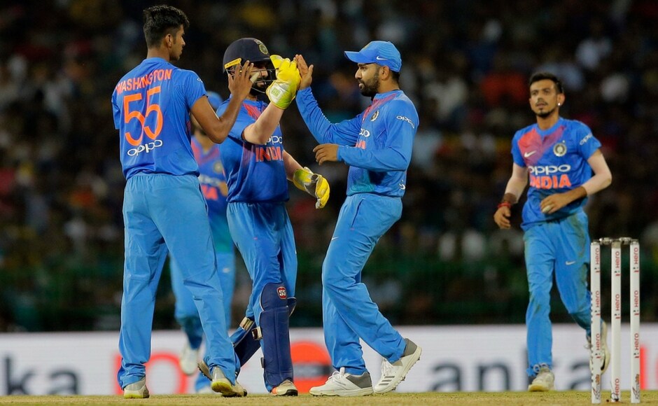 Washington Sundar was the pick of the Indian bowlers returning respectable figures of 4-0-28-2 in a day that saw the pacers taken to the cleaners by the Lankan batsmen. AP Washington Sundar was the pick of the Indian bowlers returning respectable figures of 4-0-28-2 in a day that saw the pacers taken to the cleaners by the Lankan batsmen. AP