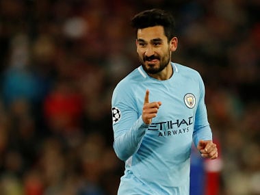 File image of Manchester City's Ilkay Gundogan. Reuters