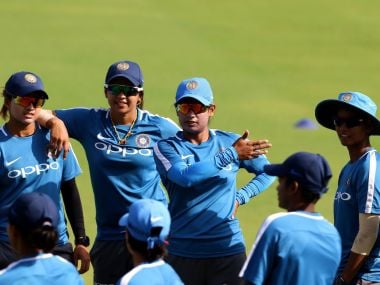 Indian women's cricket team during a practice session. Image courtesy: Twitter @BCCIWomen 