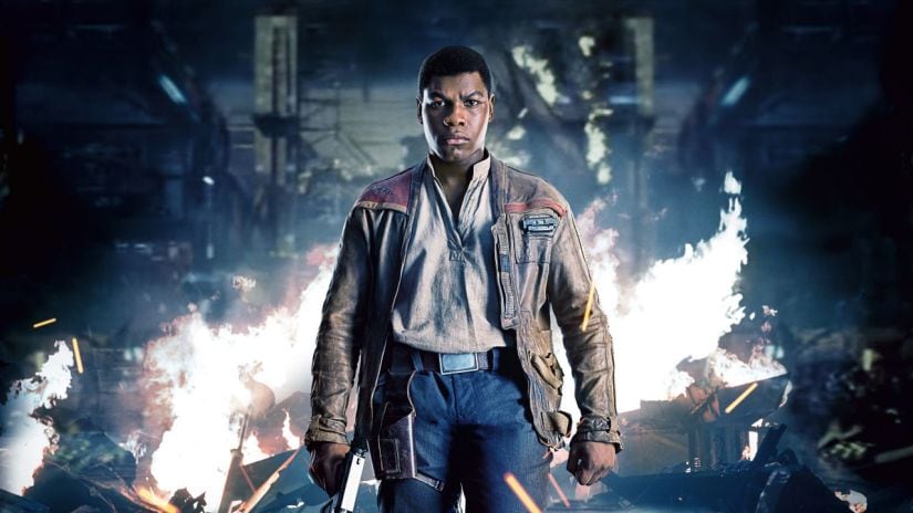 John Boyega in a Star Wars promo