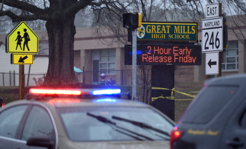 Maryland high school shooter dead, 2 wounded; cops say gunman shot girlfriend Maryland high school shooter dead, 2 wounded; cops say gunman shot girlfriend