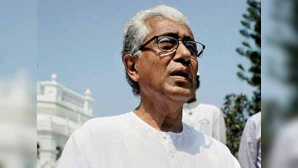 Protestors block Manik Sarkar's convoy in Tripura to stop him from attending party meet, ask former CM to 'go back'