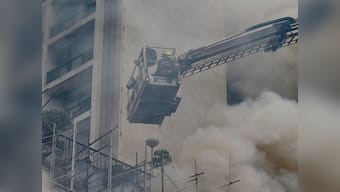 Taiwan fire: Seven dead, including five firefighters, in electronics factory blaze in Taoyuan City
