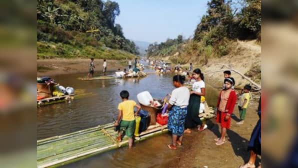 Buddhist refugees in Mizoram begin journey back to Myanmar, but unconfirmed tales of horror keep them on edge