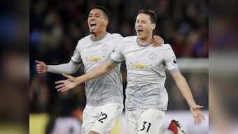 Premier League: Nemanja Matic's late strike hands Manchester United win in five-goal thriller against Crystal Palace