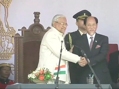 Neiphiu Rio sworn-in as Chief Minister of Nagaland for fourth term; Kiren Riijiju, Amit Shah attend ceremony Neiphiu Rio sworn-in as Chief Minister of Nagaland for fourth term; Kiren Riijiju, Amit Shah attend ceremony