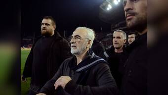 Greek club PAOK docked three points, owner banned for three years for storming onto pitch with a gun