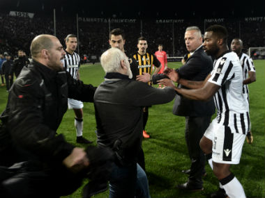 Gun-toting PAOK president Ivan Savvides faces disciplinary charges as FIFA warns Greece to take immediate action Gun-toting PAOK president Ivan Savvides faces disciplinary charges as FIFA warns Greece to take immediate action