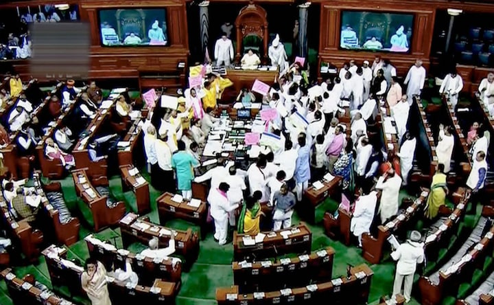 Budget Session of Parliament: Lok Sabha, Rajya Sabha adjourned for ninth day as protests continue