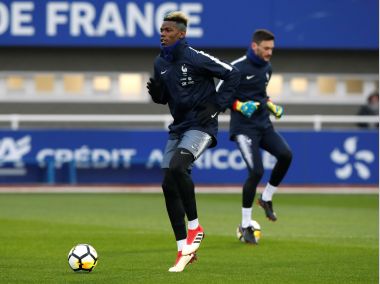International friendlies: Paul Pogba misses France's training session to receive treatment for injuries International friendlies: Paul Pogba misses France's training session to receive treatment for injuries