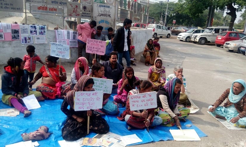 Protest at Roshanpura, Bhopal