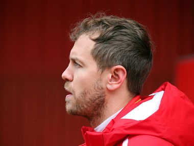 F1 Formula One - Formula One Test Session - Circuit de Barcelona-Catalunya, Montmelo, Spain - February 27, 2018. Sebastian Vettel of Ferrari in the pit-lane during testing. REUTERS/Albert Gea - RC187589BA30