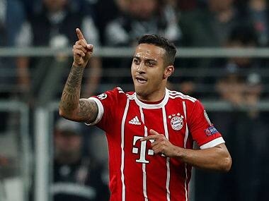 Champions League: Bayern Munich wait for news on Thiago Alcantara's injury picked up in Besiktas win