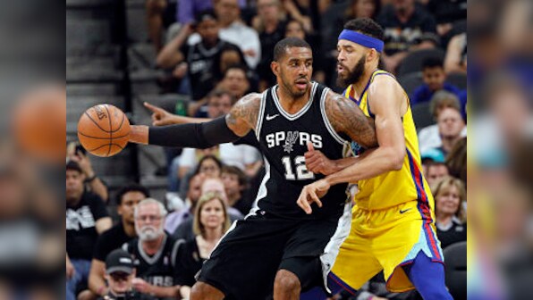 NBA: LaMarcus Aldridge helps Spurs beat injury-hit Warriors; LeBron James nets 40 points in Cavaliers' win