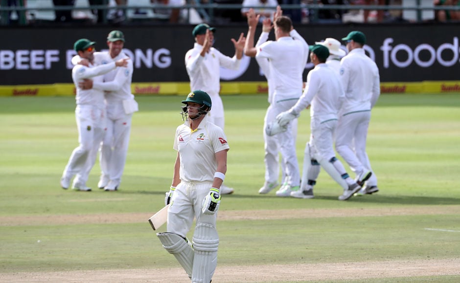 With speculation rife over his future as Australia captain, Smith could do nothing to save his side as Morne Morkel's five-for in his last Test innings helped South Africa win. Reuters With speculation rife over his future as Australia captain, Smith could do nothing to save his side as Morne Morkel's five-for in his last Test innings helped South Africa win. Reuters