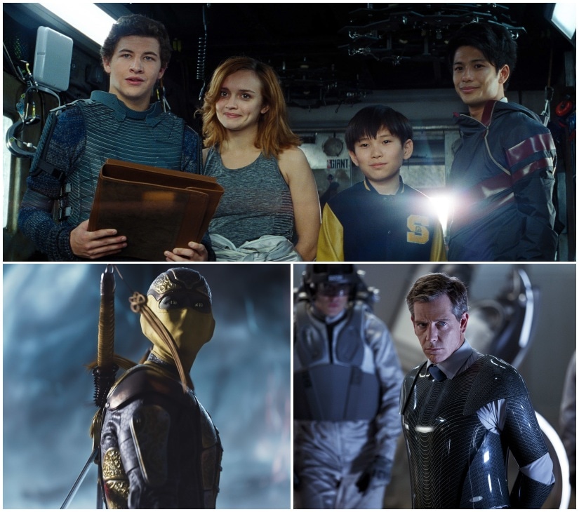 Stills from Steven Spielberg's Ready Player One. Warner Bros. Pictures via AP