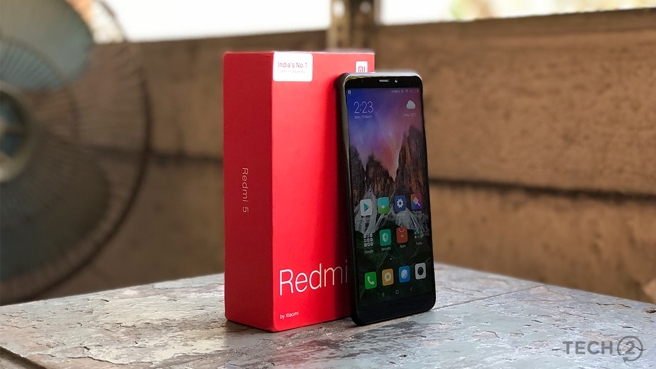 Xiaomi Redmi 5. Image: tech2/Sheldon Pinto