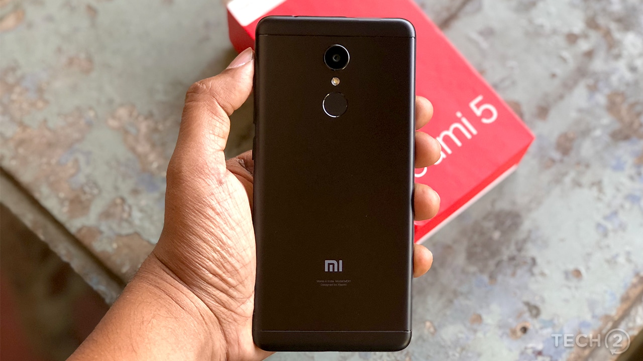 Xiaomi has packed in a 12 MP rear camera on the Redmi 5. Image: tech2/Sheldon Pinto