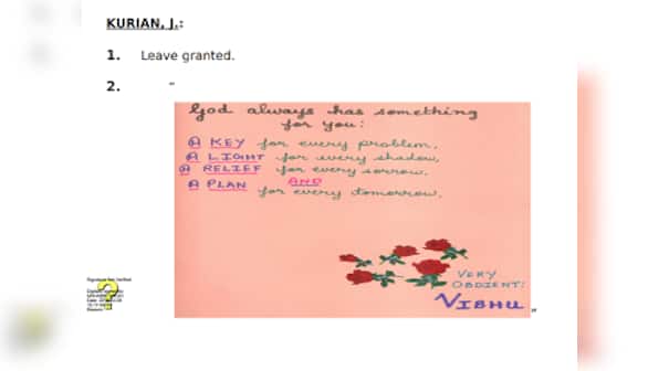 'Thank you' card from 10-year-old finds its way into SC judgment putting an end to long-standing marital dispute