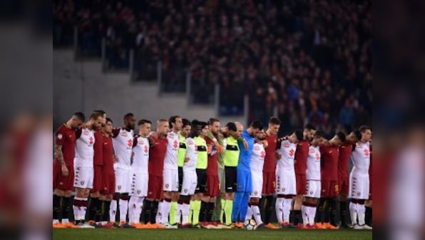 Serie A: Davide Astori honoured as Italian league resumes with AS Roma's win over Torino
