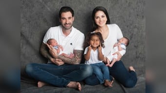 Sunny Leone and husband Daniel Weber become parents to twin boys via surrogacy
