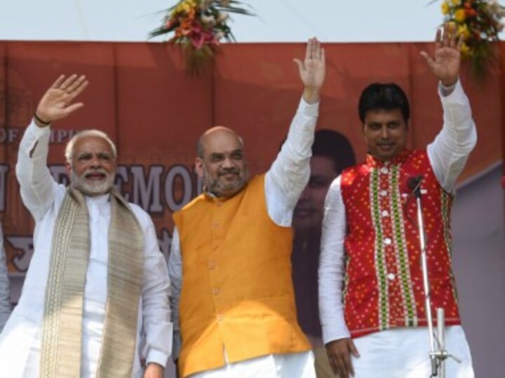 Biplab Kumar Deb sworn-in as new Chief Minister of Tripura: Narendra Modi says govt also for those who did not vote for BJP