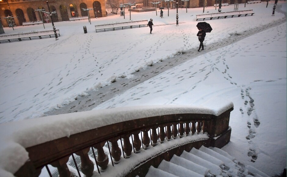 Several deaths were attributed to the cold snap, including a 75-year-old man who fell through ice in the Netherlands, likely while skating. AP Several deaths were attributed to the cold snap, including a 75-year-old man who fell through ice in the Netherlands, likely while skating. AP