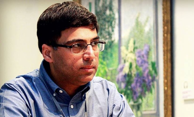 Six rounds into the tournament, Viswanathan Anand has joined Shakhriyar Mamedyarov in tournament lead. Image Courtesy : Amruta Mokal