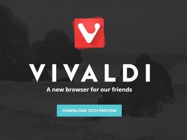 Vivaldi browser.