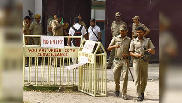 BJP accuses TMC of beating its workers engaged in 'purifying' Syama Prasad Mookerjee's statue; several people detained