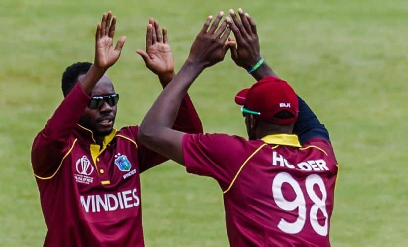 The Windies are the strongest side on paper in the Cricket World Cup Qualifier. Image courtesy:  Twitter @westindies