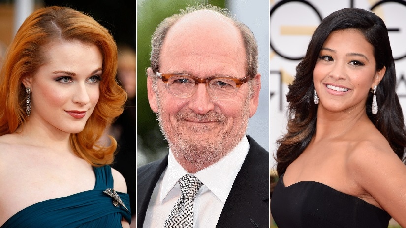 Evan Rachel Wood, Richard Jenkins and Gina Rodriguez. Images via Twitter