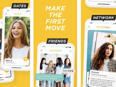 Bumble dating app. AppStore.