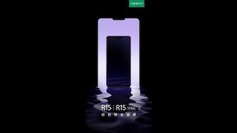 Oppo R15 and R15 Plus photos teased with iPhone X-like notch and thin bezels