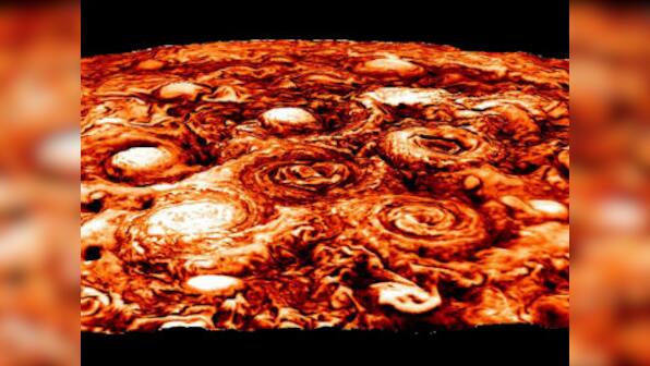 Juno probe reveals that Jupiter's weather layer contains more than three Earth-masses of matter