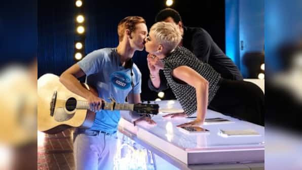 Katy Perry tricks 19-year-old American Idol contestant into kissing her on the lips; rouses viewers' ire