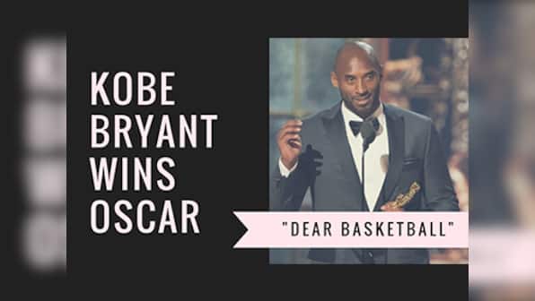 Oscars 2018: Kobe Bryant wins Academy Award for Dear Basketball in best animated short film category