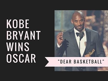 Oscars 2018: Kobe Bryant wins Academy Award for Dear Basketball in best animated short film category