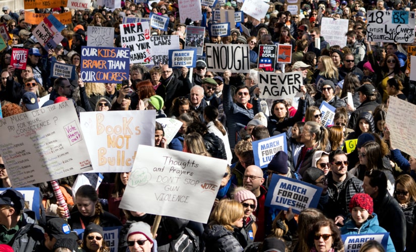 March For Our Lives: Thousands of US students take to the streets ...