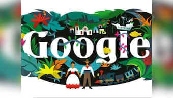 Google doodles to mark the 91st birthday of Nobel laureate Gabriel Garcia Marquez
