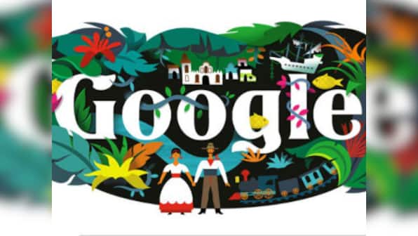 Google doodles to mark the 91st birthday of Nobel laureate Gabriel Garcia Marquez