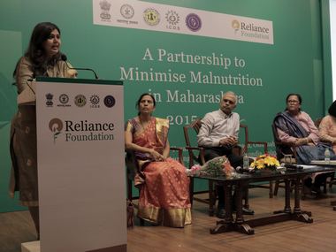 Pankaja Munde lauds Reliance Foundation's initiative to tackle malnutrition in Maharashtra, MoU signed to take efforts forward Pankaja Munde lauds Reliance Foundation's initiative to tackle malnutrition in Maharashtra, MoU signed to take efforts forward