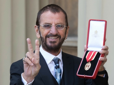Ringo Starr becomes second member of The Beatles to receive knighthood; says 'I'll wear it at breakfast' Ringo Starr becomes second member of The Beatles to receive knighthood; says 'I'll wear it at breakfast'