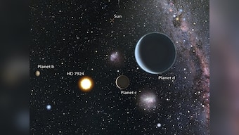 Astronomers discover three small super-Earth planets 100 light years away from our solar system