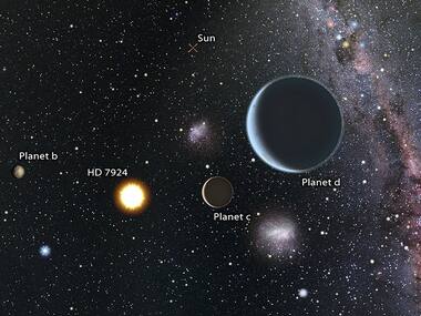 Astronomers discover three small super-Earth planets 100 light years away from our solar system