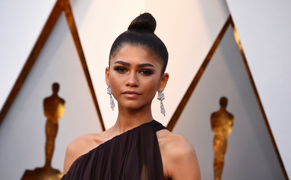 Zendaya arrives at the Oscars on Sunday, March 4, 2018, at the Dolby Theatre in Los Angeles. (Photo by Jordan Strauss/Invision/AP)