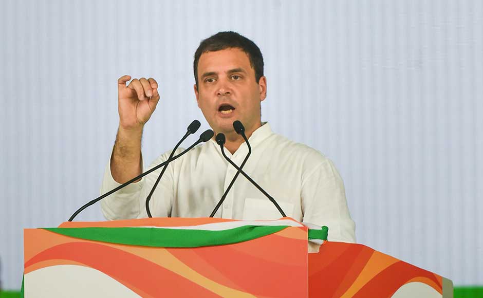 Congress president Rahul Gandhi on Sunday accused Prime Minister Narendra Modi of being Congress president Rahul Gandhi on Sunday accused Prime Minister Narendra Modi of being