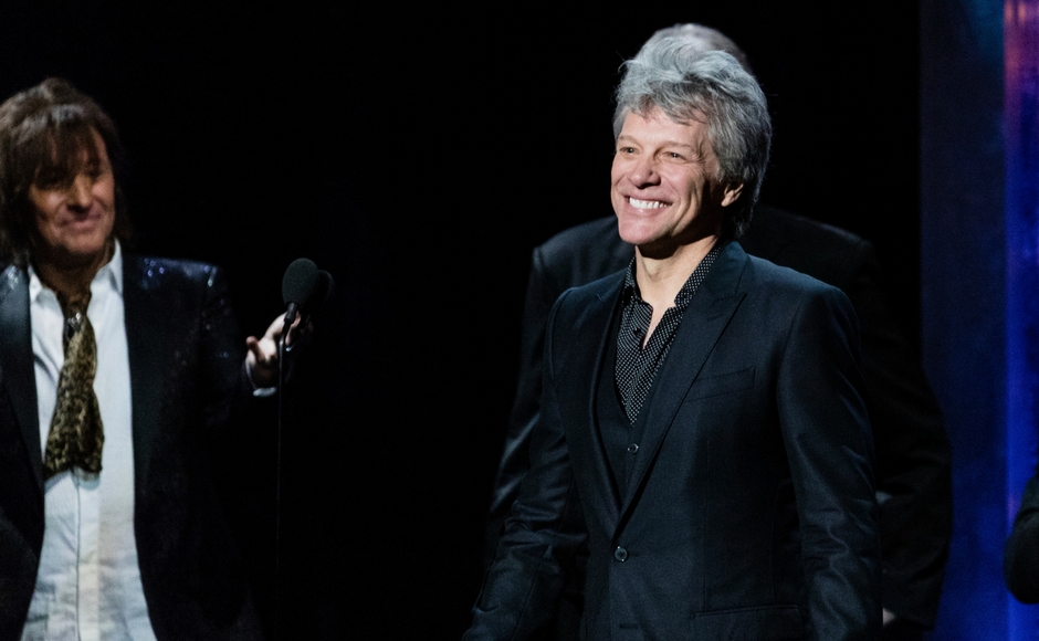 Bon Jovi, The Killers, Jerry Cantrell, Mary J Blige attend 2018 Rock and Roll Hall of Fame induction ceremony Bon Jovi, The Killers, Jerry Cantrell, Mary J Blige attend 2018 Rock and Roll Hall of Fame induction ceremony