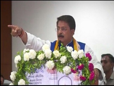 File image of Gujarat Assembly speaker Rajendra Trivedi, who called Ambedkar and Modi Brahmins. Source: News18