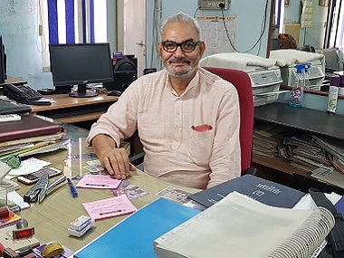 Dr APS Chouhan, professor of political science at the Jiwaji University, Gwalior. Firstpost/Tufail Ahmad